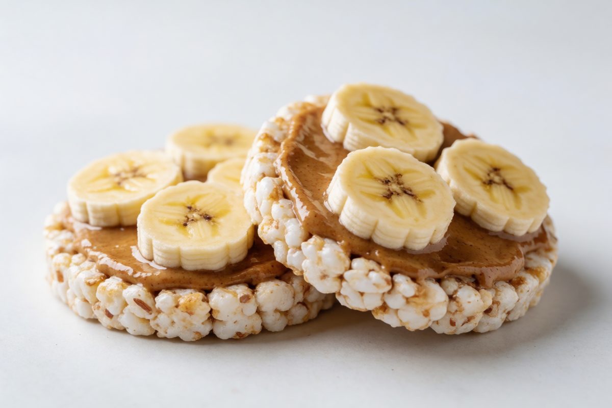 Banana Almond Rice Cakes
