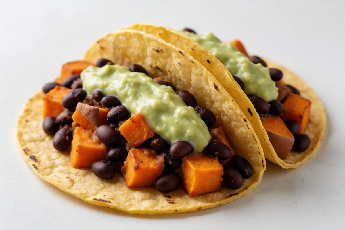 Black Bean & Sweet Potato Tacos
