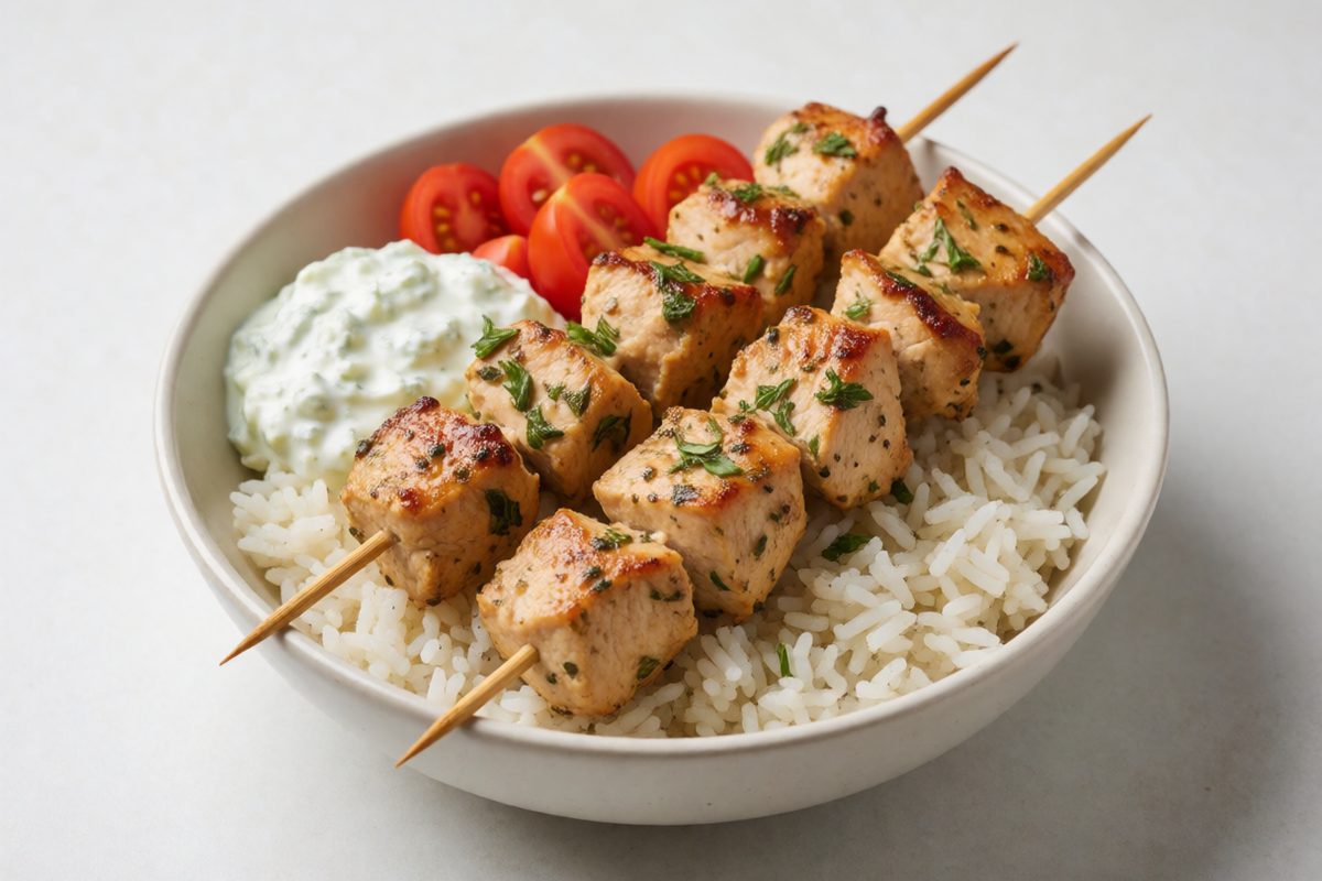 Chicken Souvlaki Bowls