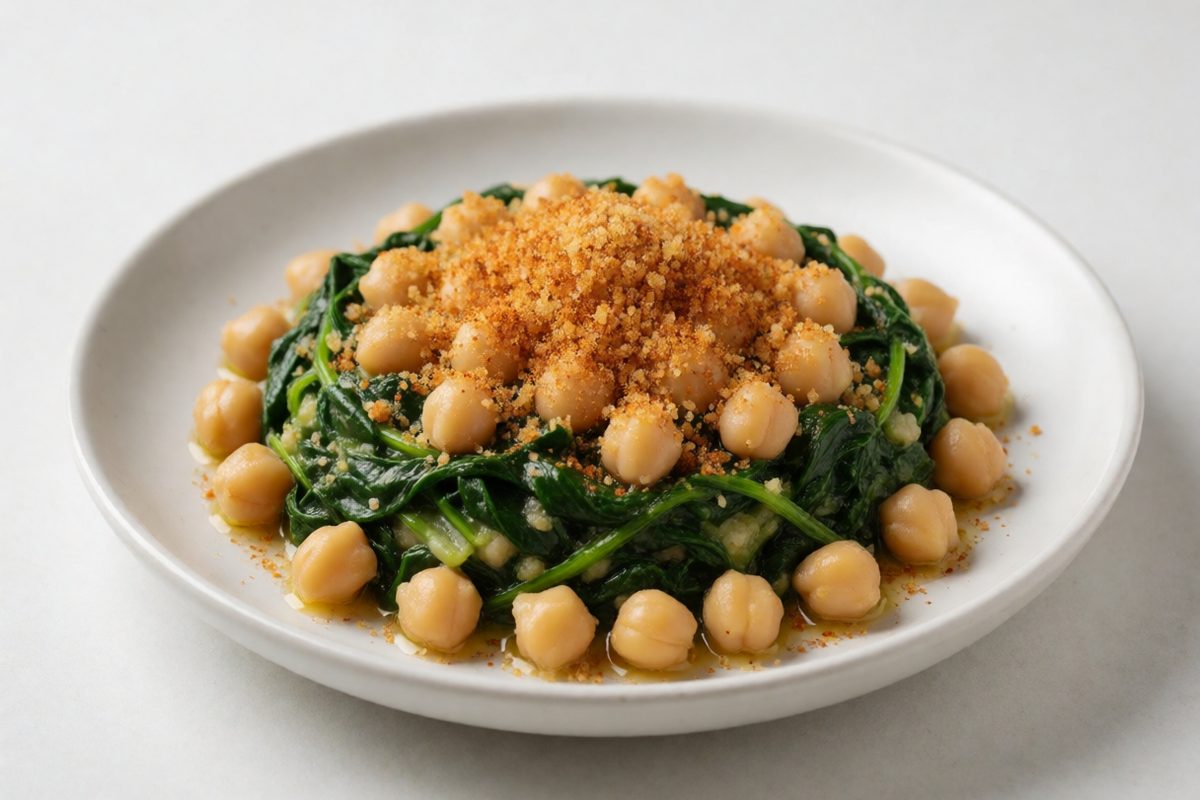 Espinacas con Garbanzos