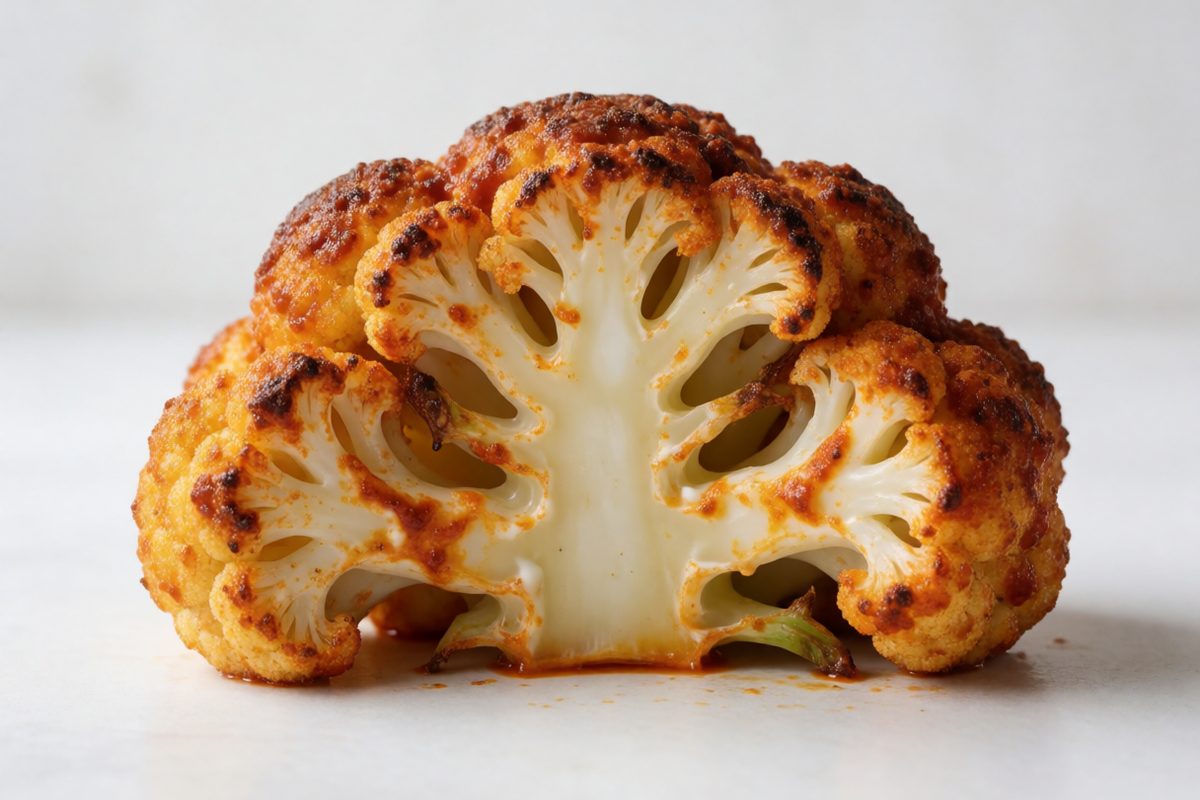Harissa Roasted Cauliflower