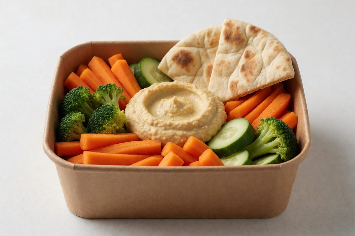 Hummus Veggie Snack Box
