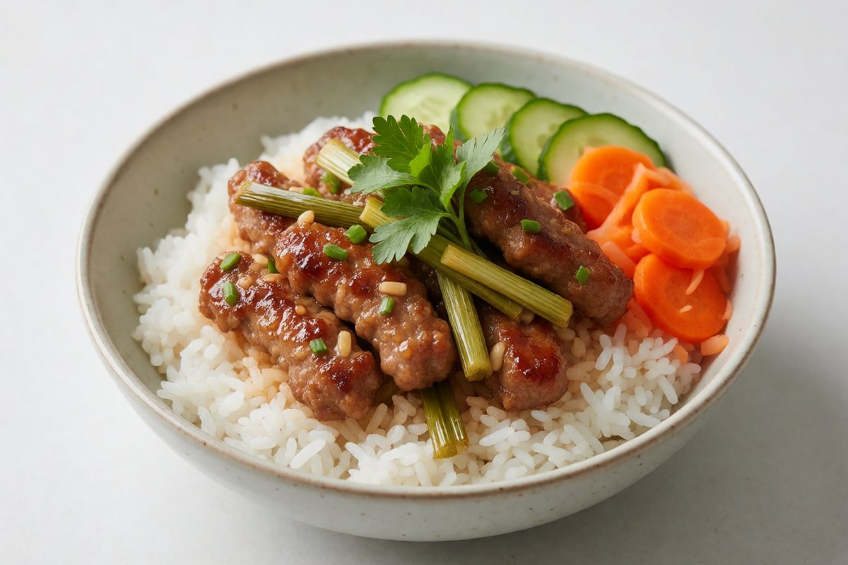 Lemongrass Pork Bowls