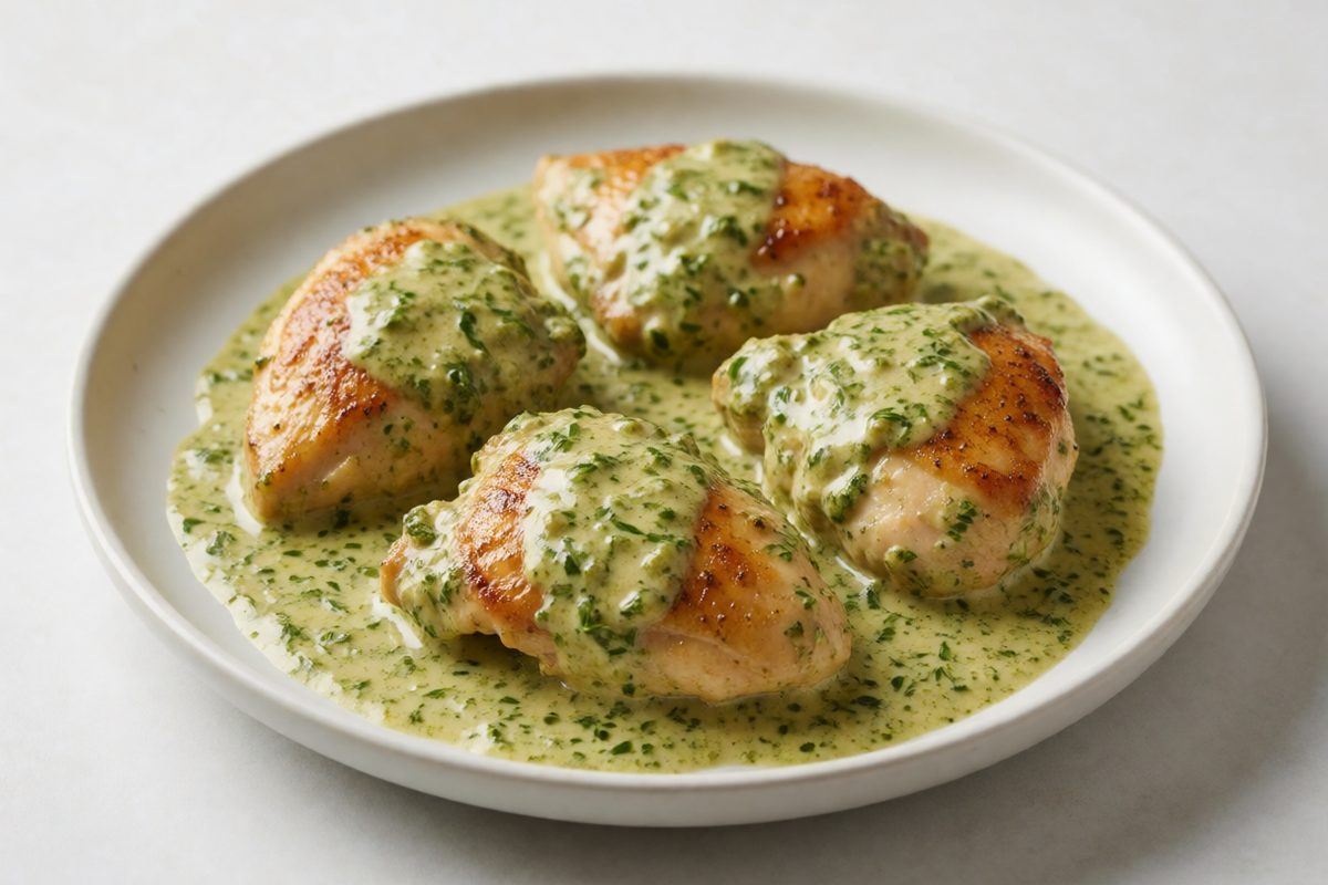 Peruvian Green Chicken Skillet