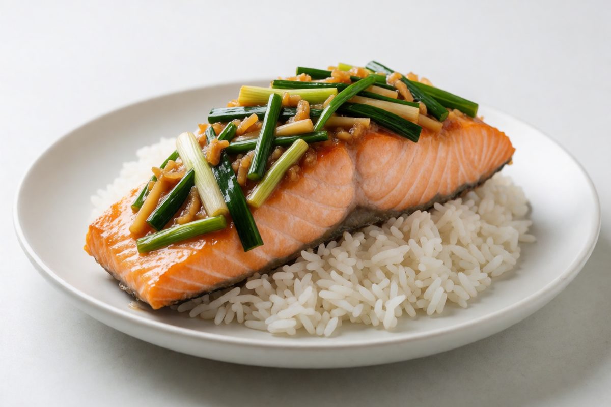 Scallion Ginger Salmon