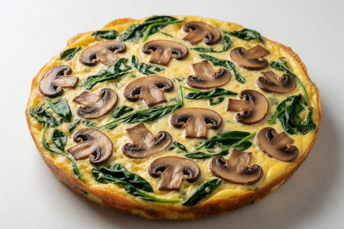 Spinach Mushroom Frittata