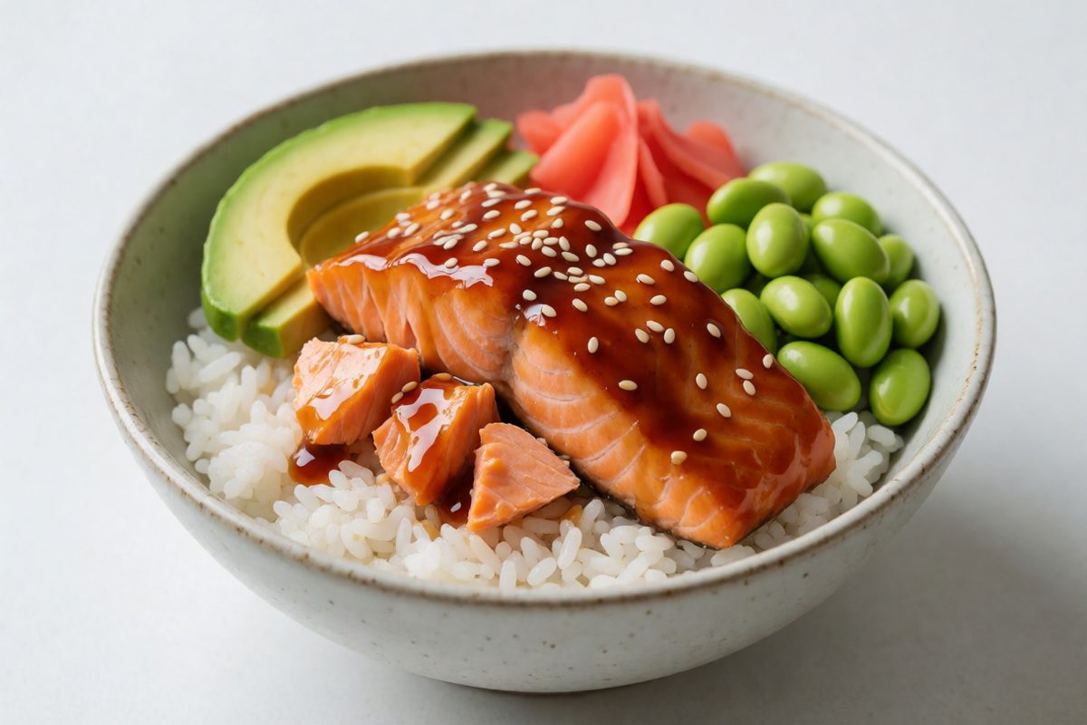 Teriyaki Salmon Bowl
