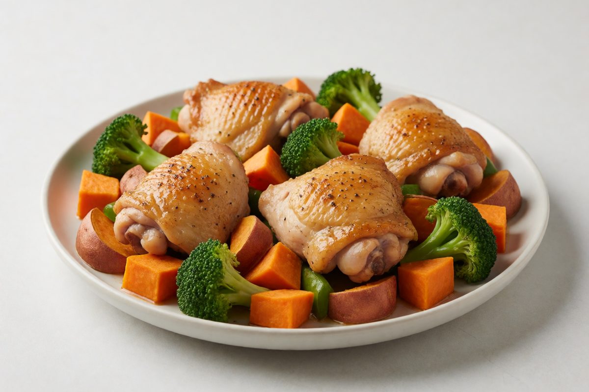Whole30 Sheet Pan Chicken & Veggies
